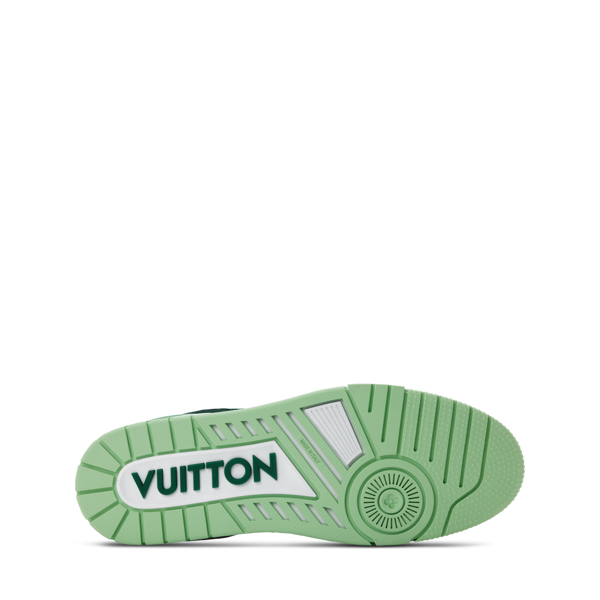 Louis Vuitton LV Trainer Green Monogram Leather Sneaker
