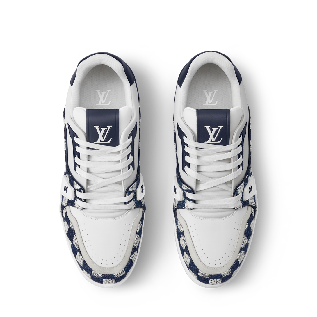 Louis Vuitton Trainer Sneaker Damier Moka Blue