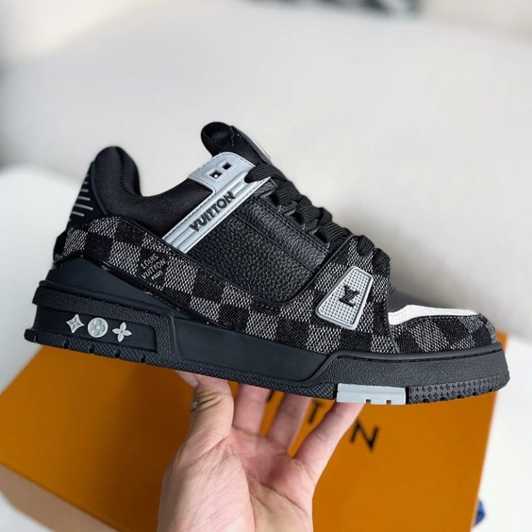 Louis Vuitton LV Trainer Damier Denim Black