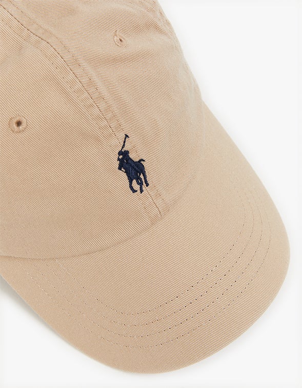 Cotton Chino Ball Cap - Nubuck/Relay Blue